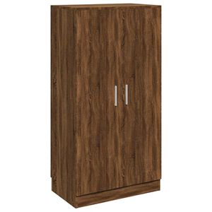 vidaXL Skost&auml;ll brun ek 55x35x108 cm konstruerat tr&auml;