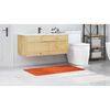 vidaXL Halkfri Badmatta Orange 70 x 120 cm PP