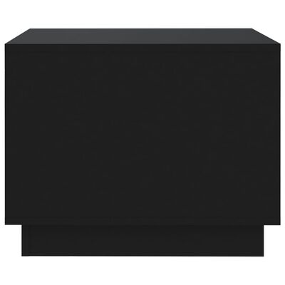 vidaXL Soffbord svart 55x55x43 cm spånskiva