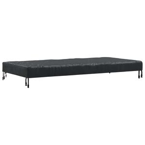vidaXL Bordskydd 162 x 92 x 15 cm tyg Rektangul&auml;r Vattent&aring;lig Svart