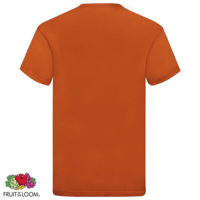 Fruit of the Loom Original T-shirt 5-pack orange stl. 3XL bomull