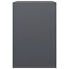 vidaXL Vedst&auml;ll antracit 60x40x60 cm st&aring;l