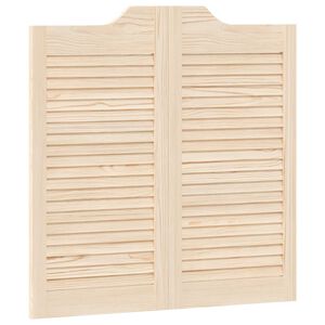 vidaXL Sv&auml;ngd&ouml;rrar Naturlig 80 x 40 cm Massiv furu
