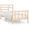 vidaXL S&auml;ngram utan madrass 100x200 cm massiv furu