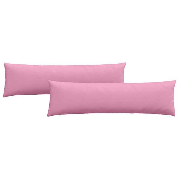 vidaXL Sofakuddar 2 pcs Rosa 145 x 40 cm tyg