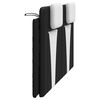 vidaXL Headboard Cushion "Viana" Black and White 160 cm Faux Leather