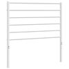 vidaXL Ers&auml;ttningsgavel metall vit 90 cm