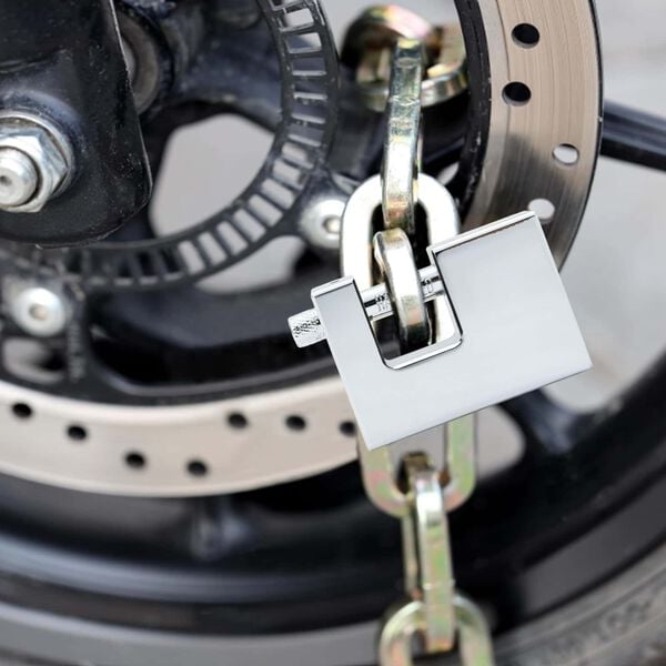 vidaXL H&auml;ngl&aring;s 12 pcs Silver 7 x 1,9 x 5 cm J&auml;rn