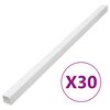 vidaXL Kabelkanal 60x60 mm 30 m PVC
