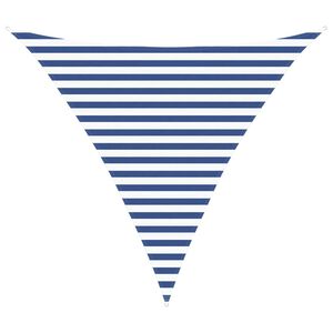 vidaXL Utomhus sols&auml;tt segel Bl&aring; och Vit 3 x 3 x 3 m