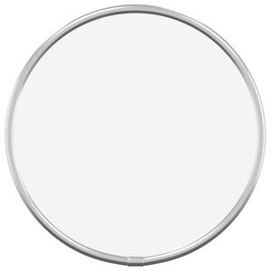 vidaXL V&auml;ggspegel silver &Oslash; 20 cm rund