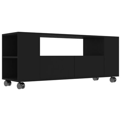 vidaXL Tv-bänk svart 120x35x43 cm konstruerat trä