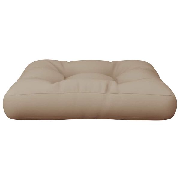 vidaXL Palldyna taupe 60x61,5x10 cm tyg