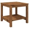 vidaXL Kaffeebord Naturlig 48,5 x 49 x 45 cm Massivt Akaciatr&auml;