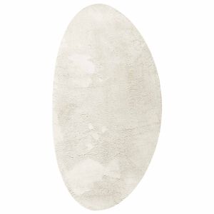vidaXL Matta HUARTE Gr&auml;ddvit 80 x 150 cm Polyester