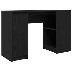 vidaXL Skrivbord svart ek 120x42x76 cm konstruerat tr&auml;