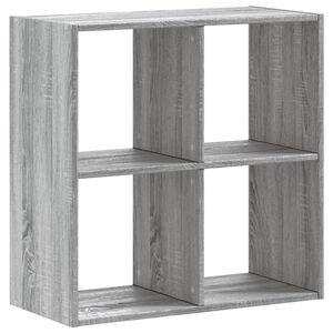 vidaXL Bokhylla gr&aring; sonoma 68,5x32x68,5 cm konstruerat tr&auml;
