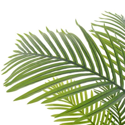 vidaXL Konstväxt Palm med kruka 120 cm grön