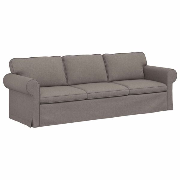 vidaXL Soffa Taupe
