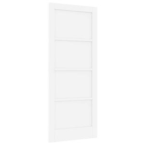 vidaXL Inredningsd&ouml;rr Vit 83 x 202 cm Plywood