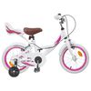 vidaXL Barncykel 16 Tum f&ouml;r 4-6 &aring;r gamla Vit