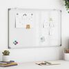 vidaXL Magnetisk whiteboard 100x60x1,7 cm aluminium