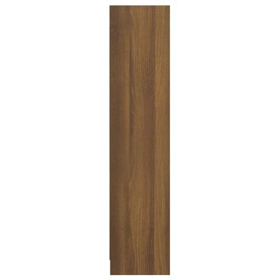 vidaXL Bokhylla brun ek 60x24x109 cm konstruerat trä