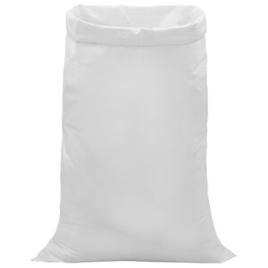 vidaXL V&auml;vda s&auml;ckar 100 st Vit 80 x 125 cm PP