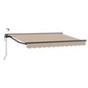 vidaXL Elektrisk Retraktabel Markis Beige 2,5 x 2 m