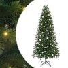 vidaXL Konstgjord julgran Gr&ouml;n 240 cm PE och PVC