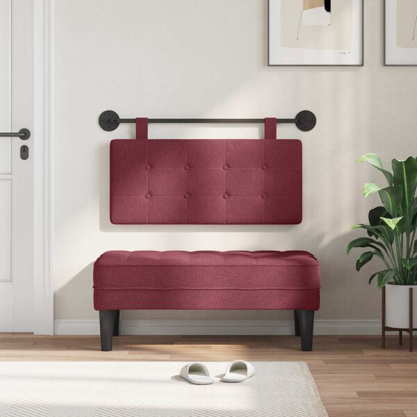 vidaXL H&auml;ngande Huvudgavel V&auml;ggmonterad tyg