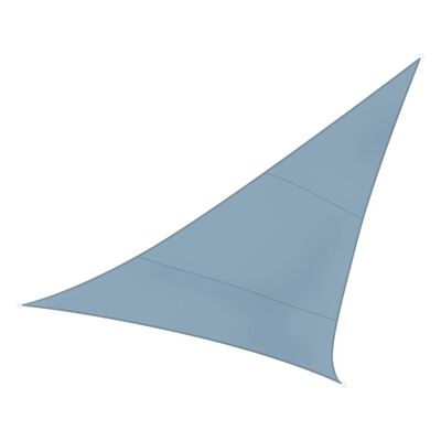 Perel Solsegel triangel 3,6 m ljusgrå skiffer