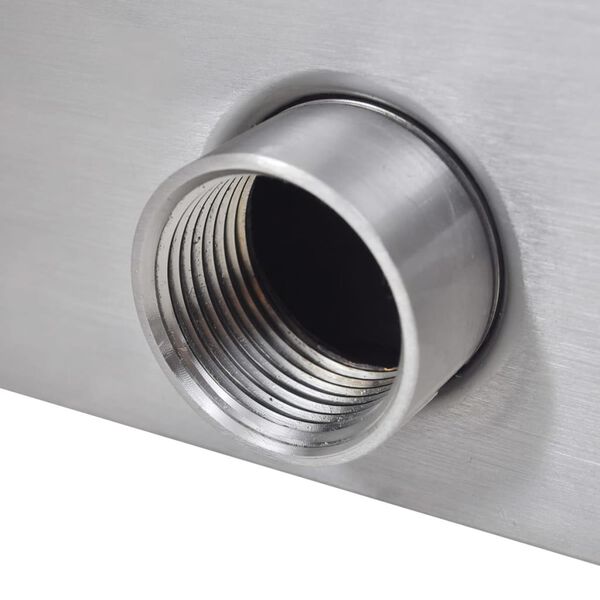 Rektangulärt Vattenfall Poolfontän i rostfritt stål 90 cm