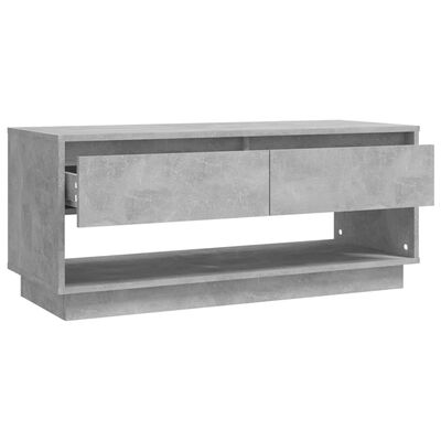 vidaXL TV-bänk betonggrå 102x41x44 cm konstruerat trä