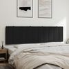 vidaXL Headboard Cushion "Hanko" Black 180 cm Velvet