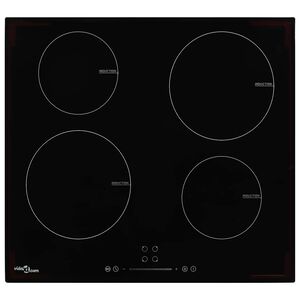 vidaXL Induktionsh&auml;ll med 4 plattor touchkontroll glas 7000 W