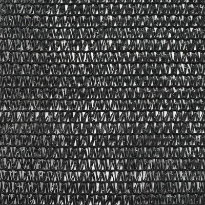 vidaXL Vindskydd för tennisplan HDPE 1,2x50 m svart