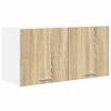 vidaXL H&auml;ngande sk&aring;p Sonoma-ek 80 x 31 x 40 cm Konstruerat tr&auml;