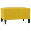 vidaXL Fotpall Gul 70x55x41 cm sammet