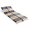 vidaXL Ribbotten utan madrass med 42 ribbor 7 zoner 90x200 cm
