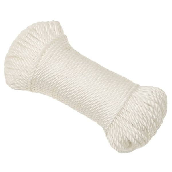 vidaXL Rep vit 6 mm 100 m polypropylen