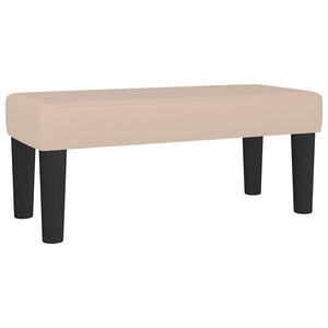 vidaXL B&auml;nk cappuccino 70x30x30 cm konstl&auml;der
