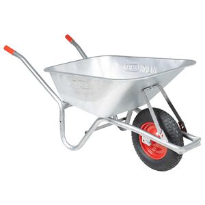 vidaXL Skottk&auml;rra 90 L 150 kg galvaniserad st&aring;l och plast