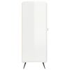 vidaXL Skänk vit högglans 69,5x34x90 cm konstruerat trä