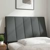 vidaXL Headboard Cushion "Hanko" Dark Grey 80 cm Fabric