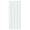 vidaXL Voile Gardin med gardiner 2 pcs Vit 260 x 140 cm Polyester