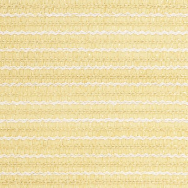 vidaXL Balkongsk&auml;rm beige 90x400 cm HDPE