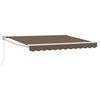 vidaXL Utdragbar markis Taupe 3,5 x 2 m Polyester och aluminium
