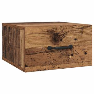vidaXL Nattduksbord Gammalt tr&auml; 35 x 35 x 20 cm Konstruerat tr&auml;