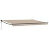 vidaXL Elektrisk Retraktabel Markis Beige 4 x 2 m
